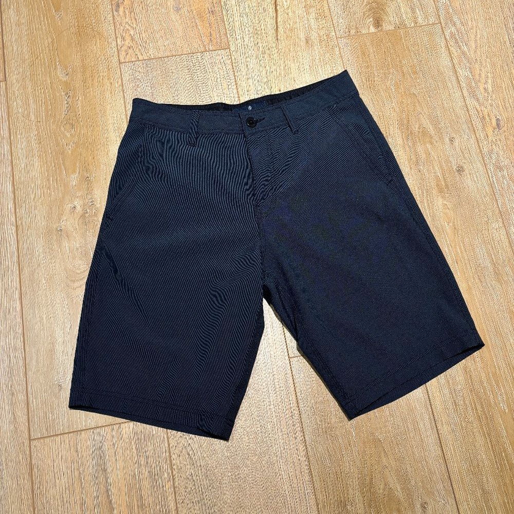 Buffalo by David Bitton Navy Blue Dress Bermuda Shorts Size 30